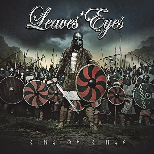the album cover for Leaves' Eyes - King of Kings