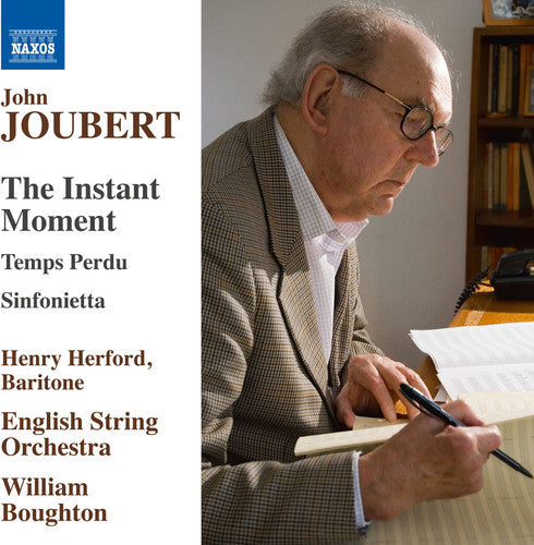 the album cover for Joubert / Herford / English String Orchestra - Temps Perdu Op. 99 - Sinfonietta Op. 38 - Instant