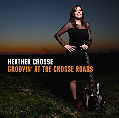 the album cover for Heather Crosse - Grooving at the Crosse Roads