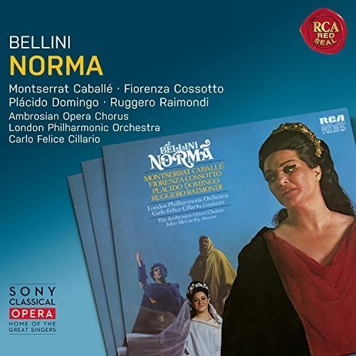 the album cover for Bellini / Caballe / London Philharmonic Orchestra - Norma