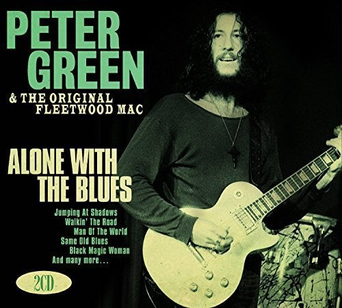 the album cover for Peter Green - Alone With The Blues
