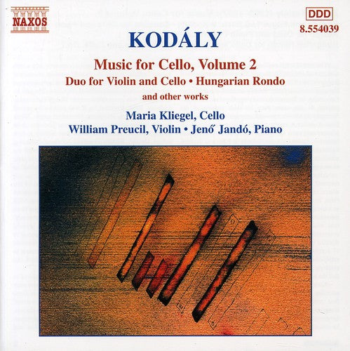 the album cover for MARIA KLIEGEL - Music for Cello #2
