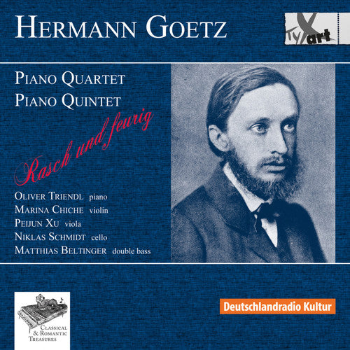 the album cover for Goetz / Triendl / Chiche / Schmidt / Xu / Beltinge - Piano Quartet & Piano Quintet