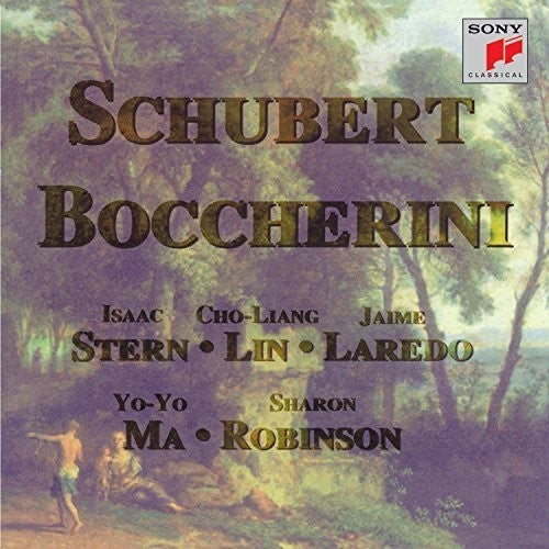 the album cover for Yo-Yo Ma - Schubert / Boccherini: String Quintets [Remastered]
