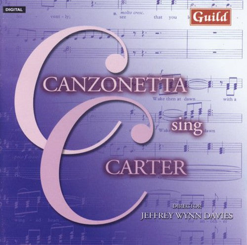 the album cover for Canzonetta - Canzonetta Sing Carter