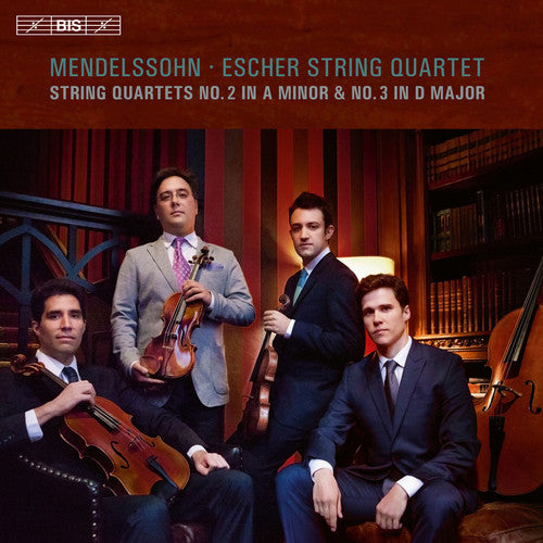 the album cover for Mendelssohn / Escher String Quartet - String Quartets Nos. 2 & 3