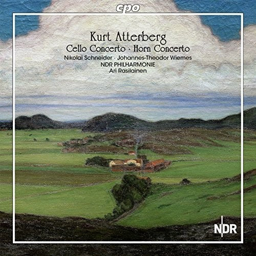 the album cover for Atterberg / Schneider / Wiemes / Ndr Philharmonic - Cello Concerto & Horn Concerto