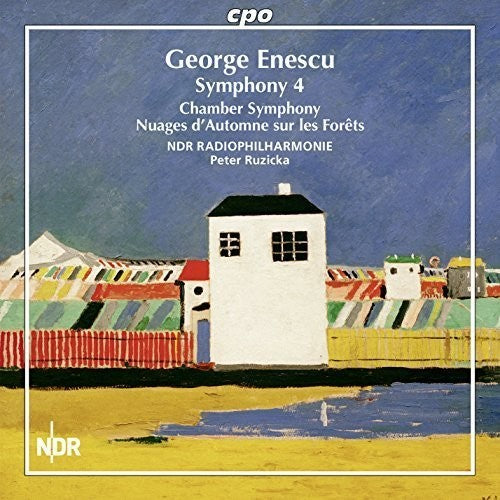 the album cover for Enescu / Ndr Radio Philharmonic Hannover / Ruzicka - Symphony No. 4 - Chamber Symphony Op. 33
