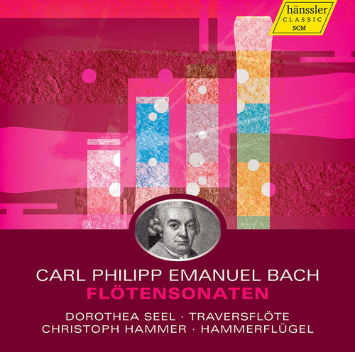 the album cover for C Bach PE / Seel / Hammer - Flute Sonatas