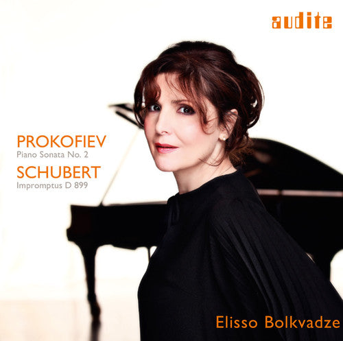 the album cover for Prokofiev / Elisso Bolkvadze - Elisso Bolkvadze Plays Prokofiev & Schubert
