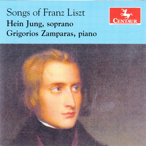 the album cover for Liszt / Jung / Zamparas - Songs of Franz Liszt