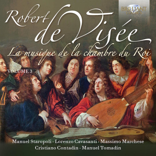 the album cover for De Robert Visee - La Musique de la Chambre Du Roi 4