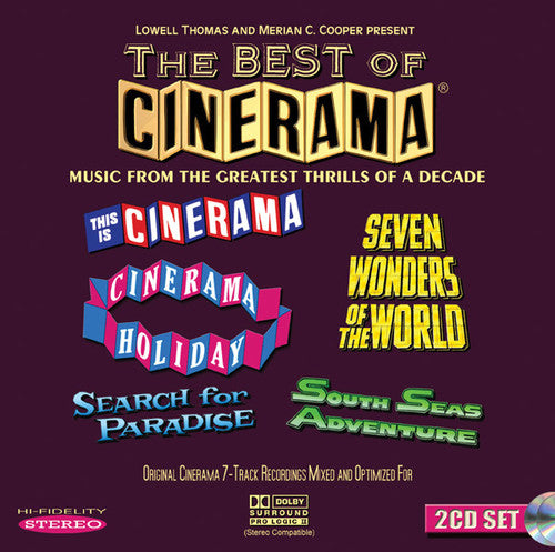 the album cover for Various Artists - The Best of Cinerama (Original Soundtrack)