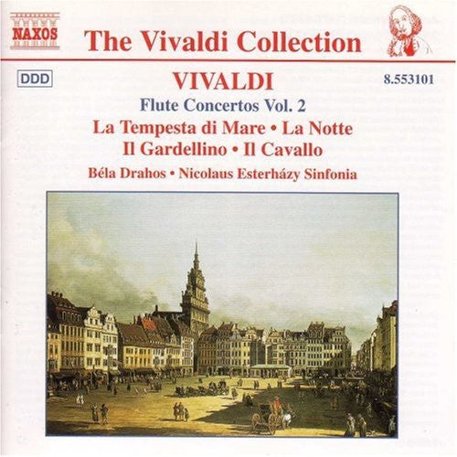 the album cover for Bela Drahos - Flute Concertos / Various