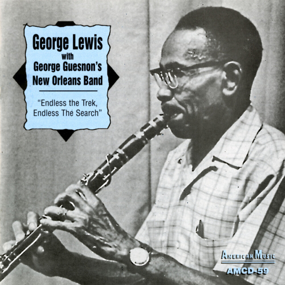 the album cover for George Lewis - Endless the Trek Endless the Search
