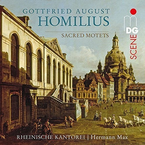 the album cover for Homilius / Rheinische Kantorei / Max, Hermann - Homilius