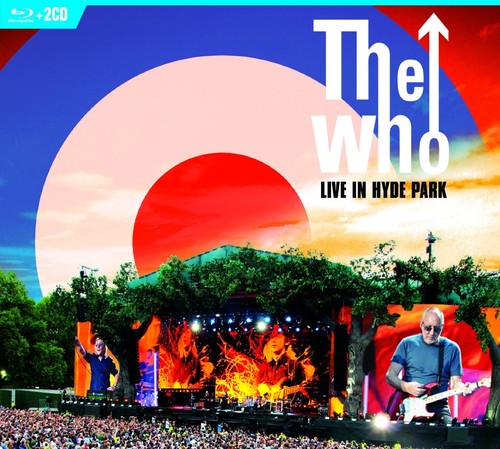 the album cover for The Who - Live In Hyde Park [CD/BR]