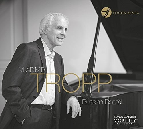 the album cover for Medtner / Vladimir Tropp - Vladimir Tropp - Russian Recital