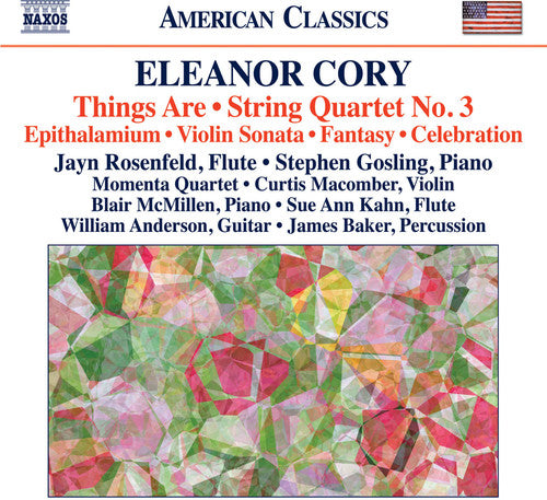 the album cover for Cory / Rosenfeld / Momenta Quartet - Things Are - String Quartet No. 3 - Epithalamium