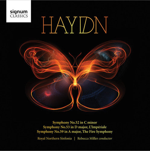 the album cover for Haydn / Royal Northern Sinfonia / Miller - Symphonies Nos. 52 & 53 & 59