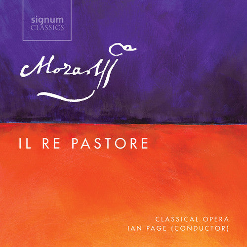 the album cover for Classical Opera - Il Re Pastore K. 208