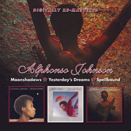 the album cover for Alphonso Johnson - Moonshadows/Yesterday's Dreams/Spellbound