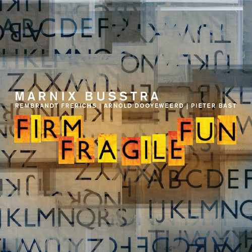 the album cover for Marnix Busstra - Firm Fragile Fun