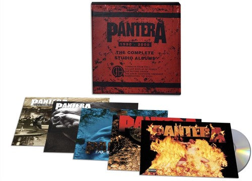 the album cover for Pantera - The Complete Studio Albums 1990-2000 [CD Box Set]