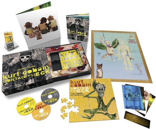 the album cover for Kurt Cobain - Montage Of Heck: The Home Recordings [Blu-ray/DVD/CD/Cassette Super Deluxe Box Set]