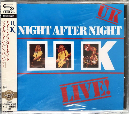 the album cover for Uk - Night After Night (SHM-CD)