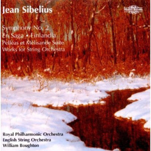 the album cover for English String Orchestra - Symphony 2 / Finlandia / en Saga