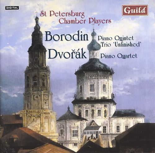 the album cover for Dvorak/Brodin - Piano Quartet Op 87 / Trio in G / Unfinished