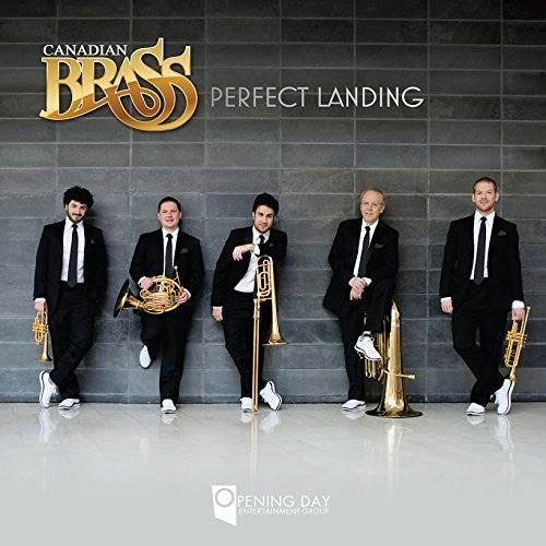 the album cover for Canadian Brass - Perfect Landing
