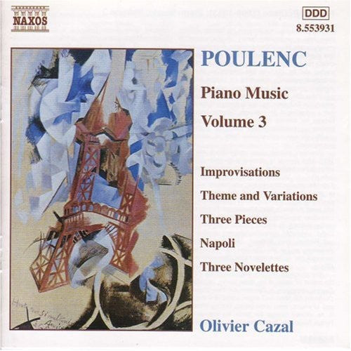 the album cover for Olivier Cazal - Piano Music 3