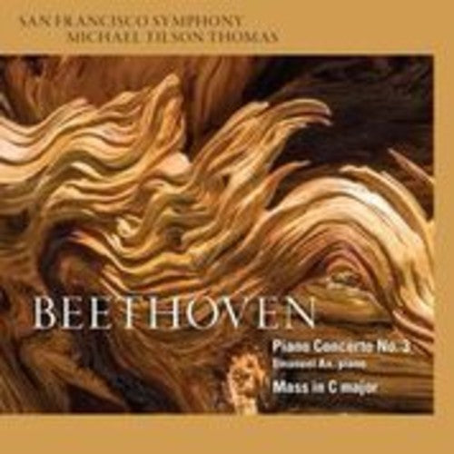 the album cover for L Beethoven / Thomas,Michael Tilson - Piano Concerto No.3 - Mass in C