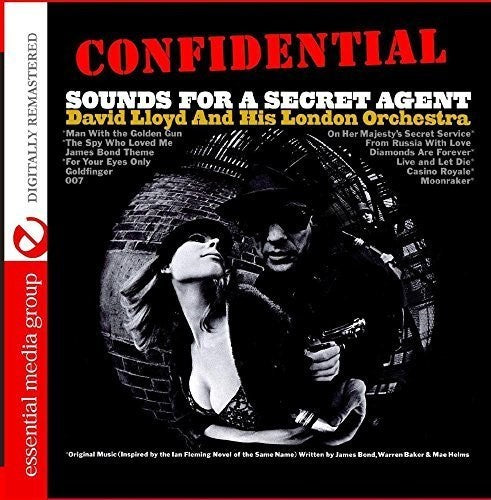 the album cover for David Lloyd - Confidential - Sounds for a Secret Agent