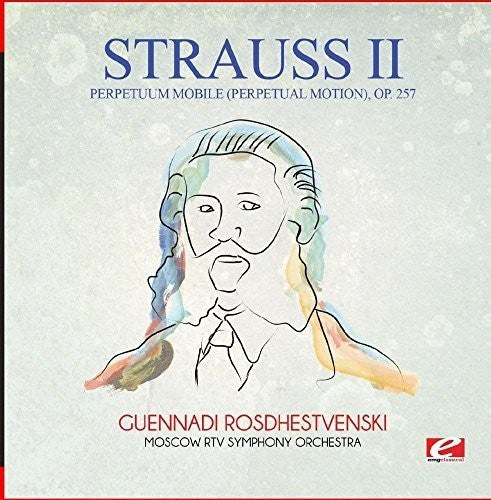 the album cover for Moscow RTV Symphony Orchestra - Perpetuum Mobile (Perpetual Motion) Op. 257