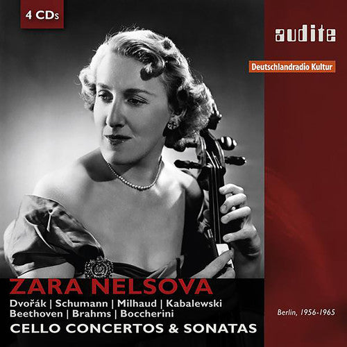the album cover for Zara Nelsova - Portrait Zara Nelsova