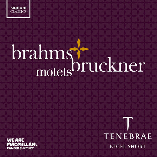 the album cover for TENEBRAE - Brahms & Bruckner: Motets