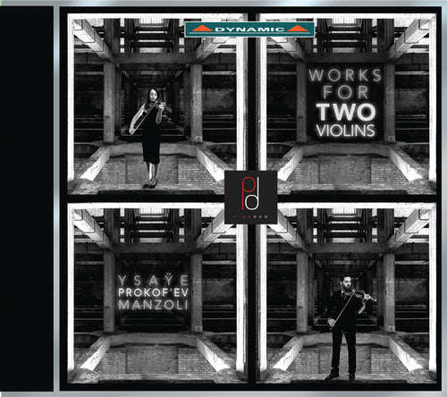 the album cover for Manzoli / Matteo Pippa / Pippa,Maddalena - Manzoli, Prokofiev & Ysaye: Works for Two Violins