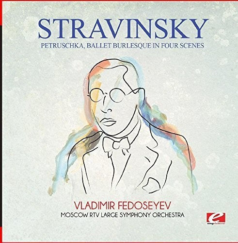 the album cover for Moscow RTV Large Symphony Orchestra - Stravinsky: Petruschka, ballet burlesque in four scenes