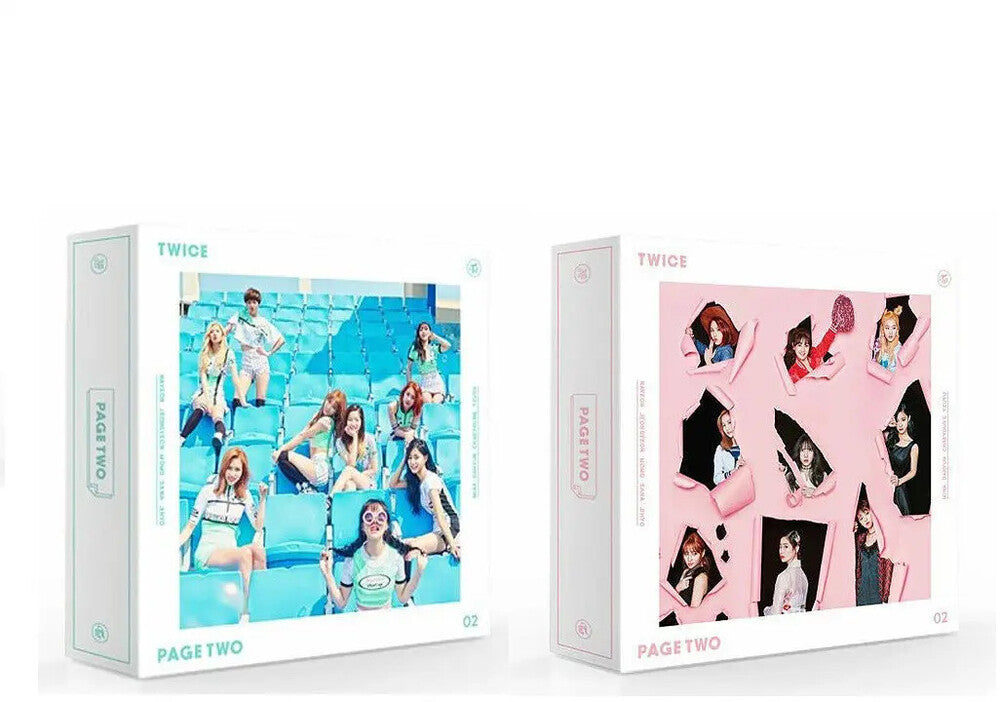 the album cover for TWICE - Page Two (2nd Mini Album) (Asia)