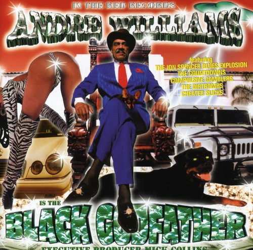 the album cover for Andre Williams - The Black Godfather