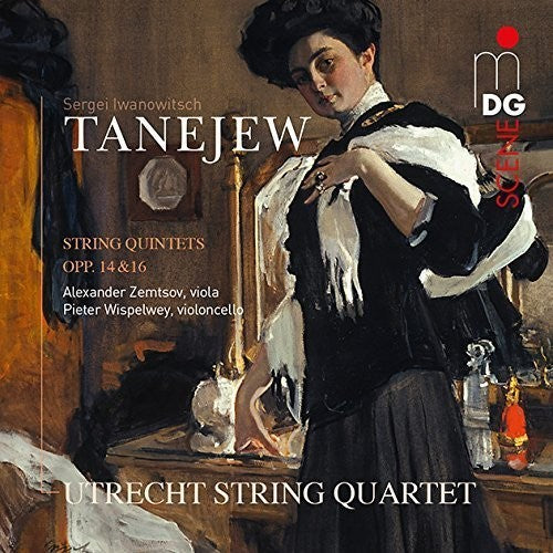 the album cover for Taneyev / Utrecht String Quartet / Wispelwey - TANEYEV: String Quintets op. 14 & 16