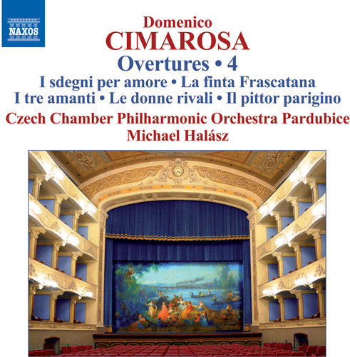 the album cover for Cimarosa / Czech Chamber Philharmonic Orchestra - Cimarosa: Overtures, Vol. 4