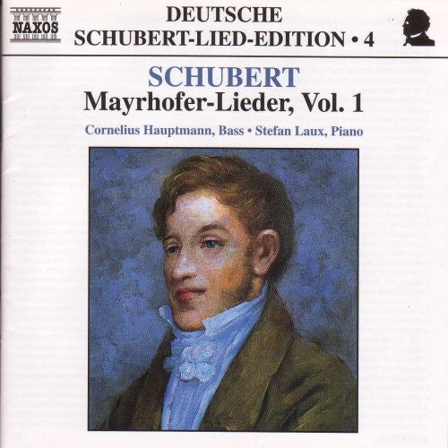 the album cover for Cornelius Hauptmann - Mayrhofer-Lieder 1