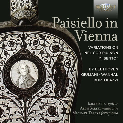 the album cover for Izhar Elias - Paisiello in Vienna