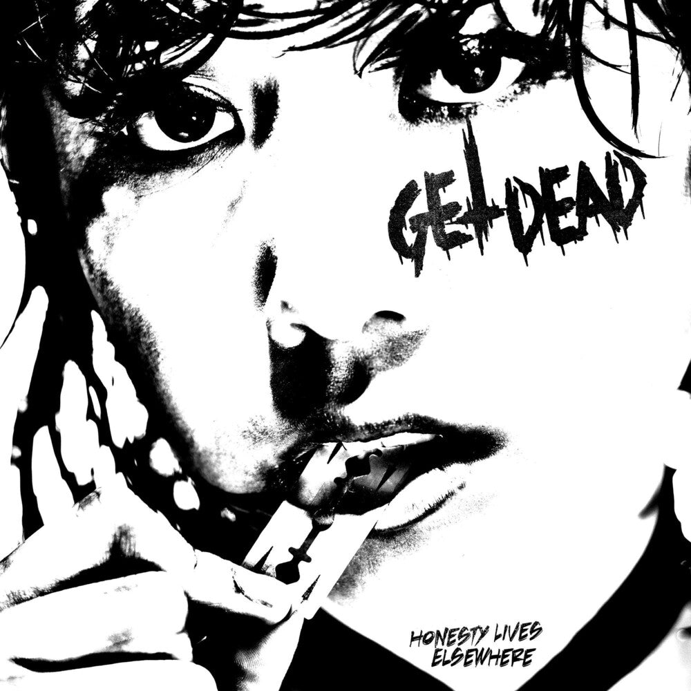 the album cover for Get Dead - Honesty Lives Elsewhere