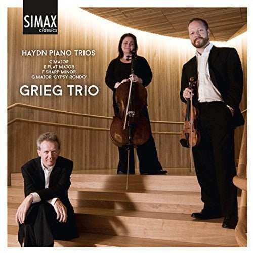 the album cover for Grieg Trio - Haydn Piano Trios