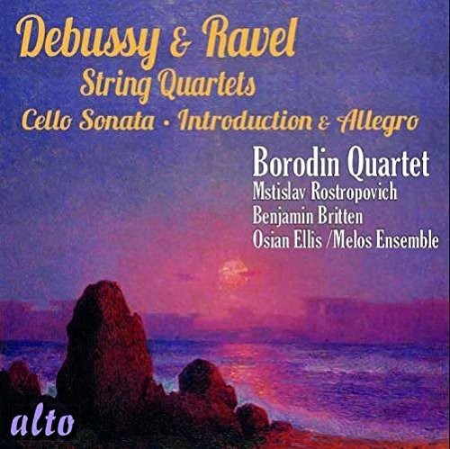 the album cover for Debussy / Ravel / Borodin Quartet / Melos Ensemble - DEBUSSY; RAVEL: String Quartets, Introduction